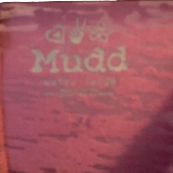 Pre Owned Women’s MUDD Purple Graphic Sheer Tee Shirt XL Hippie Vibe Casual - Picture 8 of 9